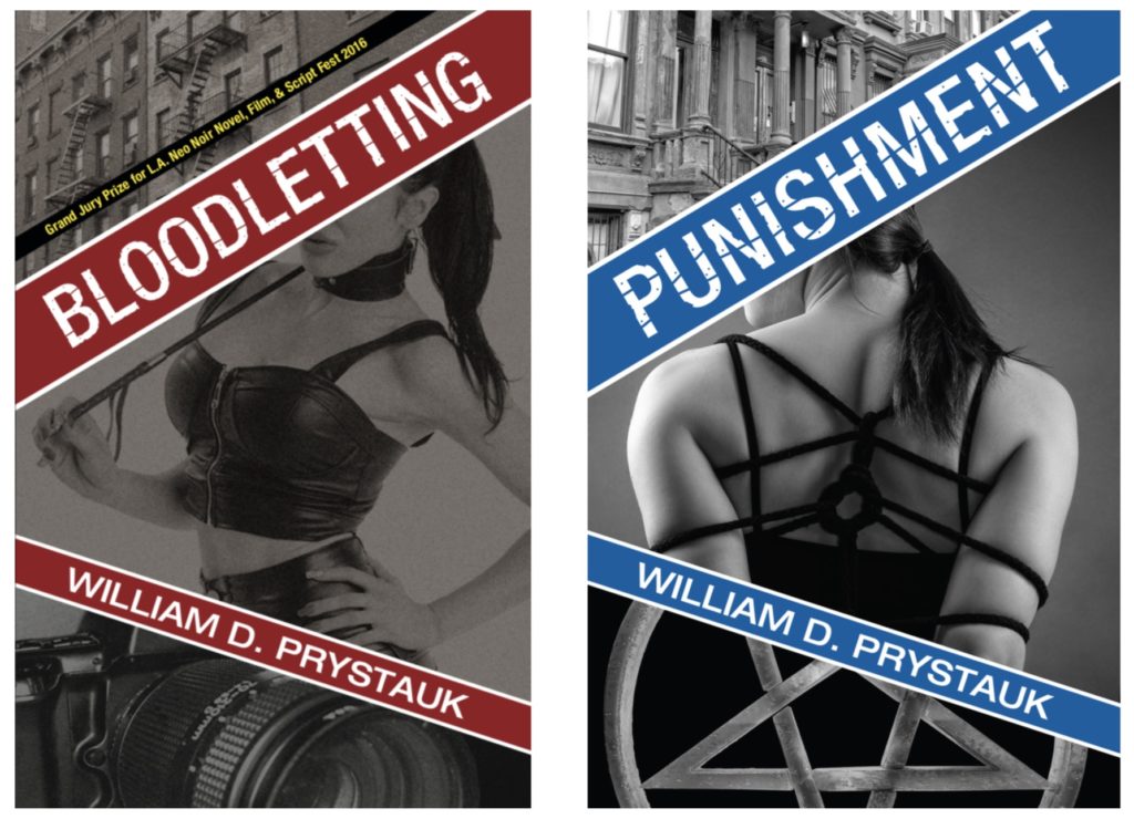 Diverse thriller: Bloodletting and Punishment are available at Amazon.